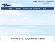Tablet Screenshot of mauibanyanvc.com
